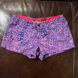 Purple Hurley shorts